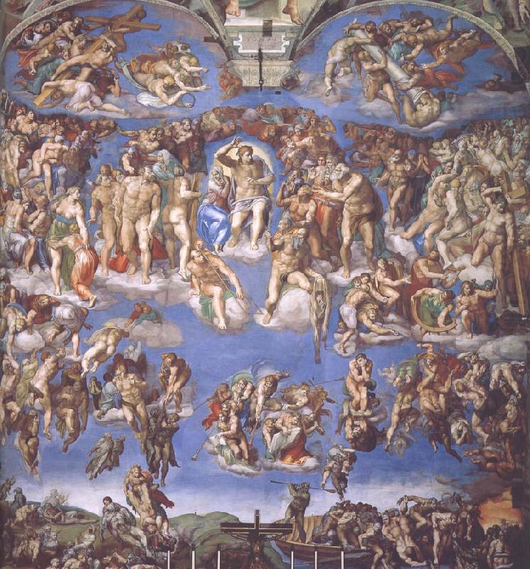 Michelangelo Buonarroti den yttersta domen, sixinska kapellt china oil painting image